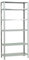 SimonRack Schwerlastregal, Lagerregal, 200x90x40 Metallregal, Kellerregal, Biegestelle 100 kg, 6 Fachböden, Weiss - Comfort