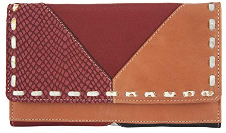 Sunsa Geldbörse. Damen Geldbeutel. Leder Portemonnaie mit RFID Schutz. Kleiner Brieftasche mit Kreditkarten Fächer. Mädchen Geldtasche Wallet. Purses 81674