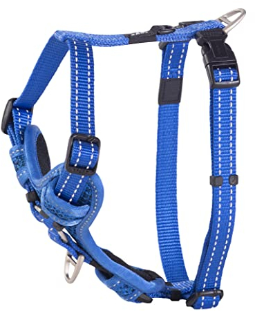 Rogz Control Harness Reflektierendes Geschirr, Größe M, Blau