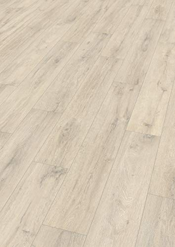EGGER Home Laminatboden EHL014 Kurimo EIche (8mm, 1,995m²) | authentische Holzoptik | | Einfache Verlegung durch CLIC It! System | Praktisch & wertbeständig