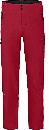 Bergson PORVOO | Herren 2in1 Radhose (mit gepolsterter Innenhose), robust, elastisch, Chili Pepper [129], 48 - Herren