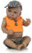 SHHYD Reborn Babypuppen Mini 10 26cm Ganzkörper-Silikon Vinyl Echt aussehende Reborn Babypuppen Lebensechter indianischer Stil schwarzer Haut Neugeborene Puppe Weihnachtsgeburtstagsgeschenk,Junge