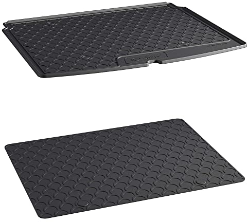 AROBA GL1888DB Set Design Kofferraumwanne & Zusatzmatte Doggy Mat kompatibel mit Cupra Formentor ab BJ. 11.2020> für variablen Ladeboden Oben passgenau