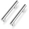 Probrico 30 Pack Polished Chrome Cabinet Door Handles Stainless Steel Furniture Knob Kitchen Cupboard Drawer Pull Hole Spacing 96mm