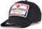 Wantism Denim DSQ Baseball Cap Outdoor DSQICOND2 Snapback Mütze verstellbar schwarz, mehrfarbig, Einheitsgröße