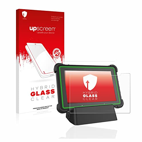 upscreen Schutzglas für Hella Gutmann Mega Macs X (tablet) | Transparenter Displayschutz Made in Germany Klare 9H Schutzfolie Glas-Folie Montage-Set Anti-Fingerprint
