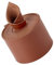 GORGECRAFT 2mx50mm Tiras de Cordón de Cuero Plano Mate Correa de Cuero Marrón Rollo de Cinturón Envoltura de Cuero de Un Solo Lado Cuerda de Trenzado Suministros Cordón de Imitación para Manualidades