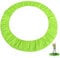 Trampolin Randabdeckung 96-120cm, Indoor Erwachsene Kinder Fitness Trampolin Umrandung, 800D Reißfest Oxford-Tuch Federabdeckung, 100% UV-beständig Trampolin Zubehör Ersatzteile,Grün,96cm(38inch)