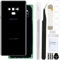 ZHUROUPU 14 Pcs Rear Back Cover Glass Replacement Cover Housing Door Panel with Pre-Installed Camera Lens and Tape, Repair Tool Kit included, for Samsung Note 9 (Midnight Black)