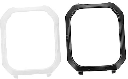 Homoyoyo 2 Pièces Boîtier De Montre Protecteur D'écran De Montre Capuchon De Protection Protecteur De Montre Étui De Protection pour Montre Cas Film Protecteur Pc Blanche Regardez