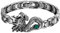 Bracelet Dragon Vintage Chinois Totem Poignet Manchette Pour Hommes Bijoux Style Rétro