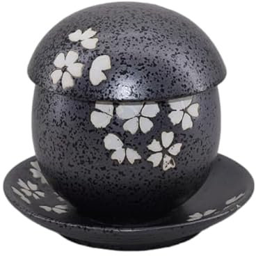 Coquetier à la Vapeur de Style Japonais, Bol en céramique avec Couvercle, Tasse à ragoût, Bols à Dessert, Bol à Soupe à la Vapeur, Tasse à Vapeur
