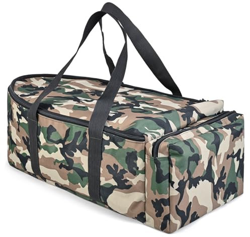 SOUUXIU Tragetasche für Köderboot, wasserabweisend, Angelboot, Aufbewahrungstasche, camouflage