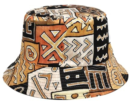 ZZHZGZ Bucket Hat Bucket Hat Unisex Sonnenhut Baumwolle Buckethut Faltbar Fischerhut Anglerhut Freizeithut Sommermütze Camping Reisen Wandern Bucket Hat Damen Schwarz