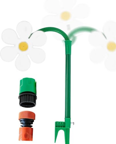 Aspersor De Manguera De Girasol, Aspersor De Flores De Agua, Aspersor De Margaritas Locas, Accesorios De Jardín con Pulverizador Divertido Y Divertido, Girasoles Bailan con Presión De Agua