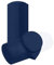 npluseins unifarbene Kissenbezüge im Doppelpack und dezentem Design 1154.1498, ca. 40 x 15 cm, Navy