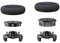 EXknight Ajuste de Altura Stick Grips para Mando Xbox One y Xbox Series, 1 Mid-Rise(2 Alturas:7-8MM), 1 High-Rise(4 Alturas:9-10-11-12MM).