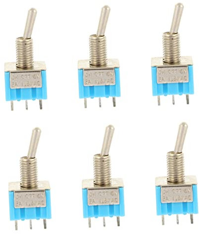 VILLFUL 6stücke Gitarren-wippschalter Aus Metall Gitarre Einfach Zu Montieren Für Üben Und Auftritte