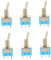 VILLFUL 6st Wippschalter Kippschalter Für Musikinstrumente Rocker-nutzung Auto-mini-schalter Autozubehör 3-wege-schalter Umschalter Für E-gitarre Modifiziertes Potentiometer Bassgitarre