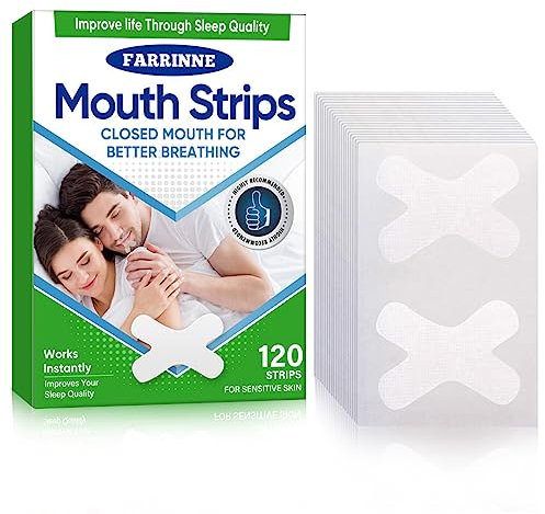 Mouth Tape for Sleeping, Mundpflaster Schlafen Snoring Aids for Men/Women, Prevent Mouth Breathing Enhance Nose Breathing Stop Snoring