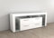 möbelando TV-Schrank >VIBIO 3< in weiß Edelglanz-hochlanz weiß - 180x72,7x41,3cm (BxHxT)