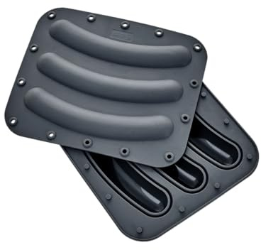 Lurch Wursti-Maker Size L 2er Set iron grey zur Herstellung von 6 vegetarischen oder veganen Bratwürsten aus 100% BPA-freiem Platin Silikon