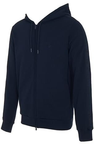 Emporio Armani Herren Basic Terry Hoodie Zip Sweatshirt Kapuzenpullover (1er Pack)