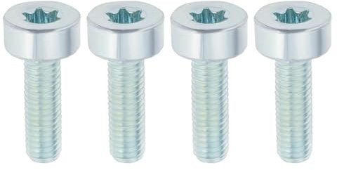 Create idea 4pcs Tornillos para Silenciador de Motosierra M5x16mm Tornillo Estriado 9022-341-0983 Compatible con Stihl FS240 FS411 FS511 FS561 MS193T MS194T