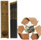 Greenica Dreams Recycling-Papierstifte, umweltfreundlich, zum Zeichnen, Schreiben, Verschenken, Pflanzen (schwarze Recyclingpapier-Bleistifte, 500 Stück)