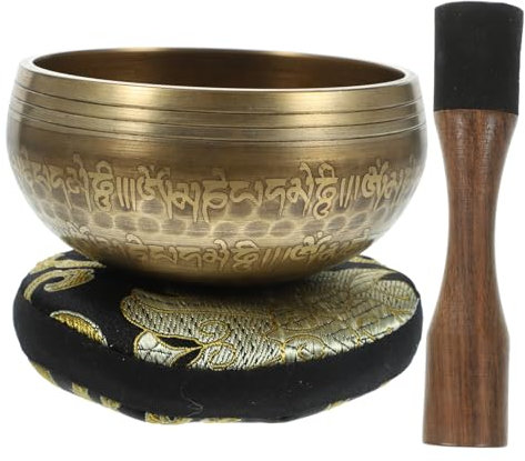 TOYANDONA Meditationsklangschalen-set Mit Holzstab Für Yoga Und Entspannung Meditationsschalen-set Für Chakra-reinigung Und