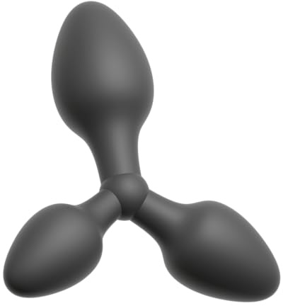 Black Velvets Training Triple Anal Plug Schwarz 2,9-3,9 cm