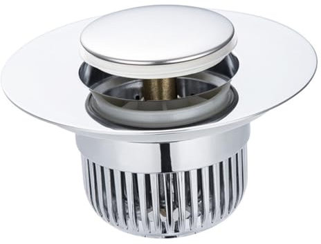 HOMSFOU Filtro De Drenaje De Acero Inoxidable para Fregadero De Cocina Colador De Agua Diseño Antibloqueo para Evitar Olores Accesorio para Lavabo y Ducha