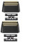 2er Pack Rasierklingen & Folien Kompatibel Mit Wahl 7043 - Kompatible Ersatzfolien Und Schneideinheiten Für Finale 5 Star Rasierer, Schwarz