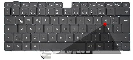 WZKOZDR Ersatzteile Tastatur-Hintergrundbeleuchtung für Huawei für MateBook D 14 NBL-WAQ9RP WAQ9L WAQ9R NBB-WAH9 WAP9R KLW-W19 W29 Laptop-Tastaturen(GR No Backlight)