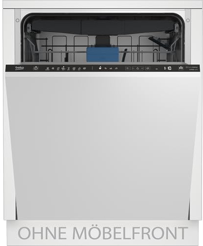BEKO BDIN38450 Geschirrspüler vollintegriert, 14 Maßgedecke, Watersafe+, SteamGloss, ProSmart Inverter Motor