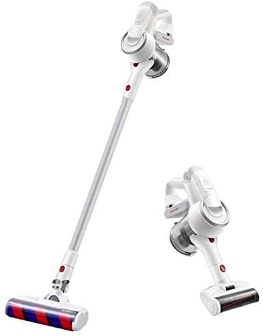 Jimmy JV53 Scopa elettrica senza filo leggera con batteria estraibile, 425W, 125 AW e 20Kpa di potenza, motore brushless ciclonico e filtro HEPA (Silver)