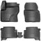 ELMASLINE 3D Gummimatten Set für Ford C-MAX 2 (2010-2019) | Extra hoher 5cm Rand | Zubehör Fußmatten
