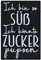 Aufnäher/Aufbügler Ich bin so süß, ich könnte Zucker pupsen Bügelbilder lustig Einhorn Patch zum annähen/aufbügeln |Mädchen Geschenk Applikation für alle Stoffe | 60x90mm