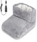 IWILCS Electric Foot Warmer, Furry USB Rechargeable Electric Heated Foot Warmer with Washable Lining, 3 Heating Settings, Feet Warmer for Foot Back and Full Body for Women Men, Grey