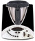 Deko Schutz Aufkleber kompatibel mit Küchenmaschine Thermomix TM31 Design Sticker Klebefolie Zubehör Küchengerät wasserfest selbstklebend R182 (27 Schwarz matt)