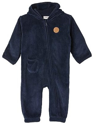 s.Oliver Junior Baby Girls Overall mit Kapuze, red, 74