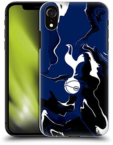 Head Case Designs Officially Licensed Tottenham Hotspur F.C. Marble Badge Hard Back Case Compatible With Apple iPhone XR
