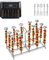Latierra Edelstahl Spießständer, BBQ-Rack mit 14 Spießen für Ninja Foodi Heißluftfritteuse AF300EU, AF400EU, Dual Zone airfryer 7,6L-9,5L, Zubehör für Heißluftfritteusen
