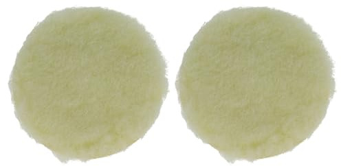 vhbw 2X Polierscheibe Polierschwamm kompatibel mit Metabo SXE 425 TurboTec | Exzenter- & Schwingschleifer - 12,5 cm Arbeitsdurchmesser, 16 g, beige