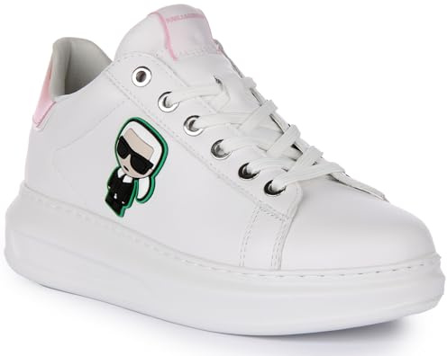 KARL LAGERFELD Damen Kapri Sneaker Black patent