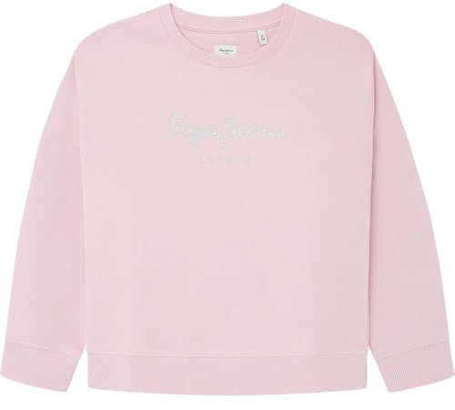 Pepe Jeans Mädchen Winter Rose Sweatshirt, Pink (Rosewood Pink), 12 Jahre