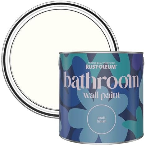 Rust-Oleum Peinture Rose Résistante à l'eau pour Murs de Salle de Bains, Finition Mate - Sweet Nothing 2.5L