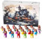 Halloween Adventskalender, Halloween Countdown -Kalender, 2024 mit 24 Tagen kleiner Statuen -Urlaubs -Adventskalender Countdown nach Halloween
