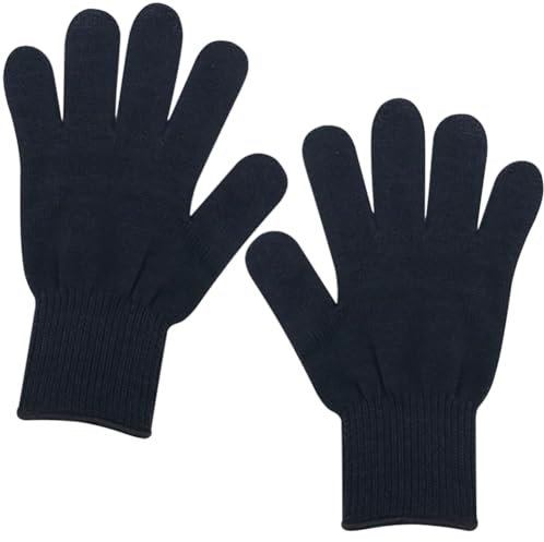 NIEEKRUN 2PCS Professionelle Hitzebeständige Handschuhe Hitzeschutzhandschuhe für Haarwerkzeuge,Hitzeschutzhandschuh Friseur,80°C Professionelle Lockenstab Handschuhe für Haar-Werkzeuge, Lockenstab