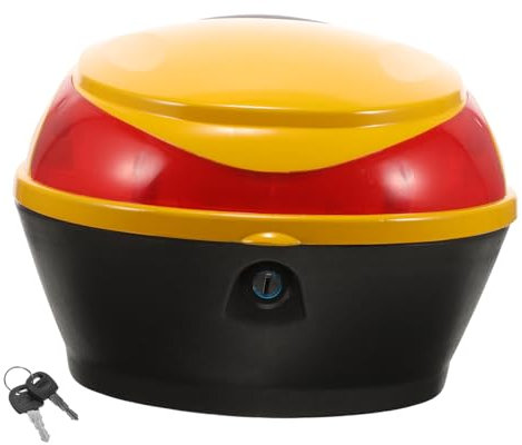 Motorradkoffer, Motorradkoffer, Werkzeugkasten Kleiner Motorrad-Heckkoffer Universal-Motorrad-Heckkoffer Rollerkoffer zur Aufbewahrung Kleiner Motorrad-Heckkoffer Universal-Motorrad-Heckkoff